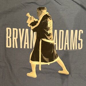 Gildan Men's Slate Blue Bryan Adams Graphic Tee
